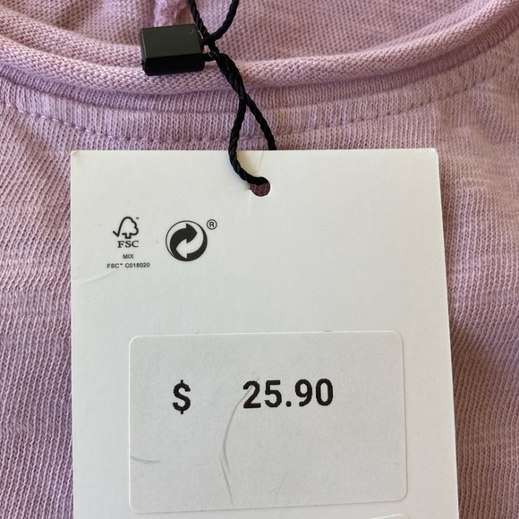 NWT Zara vintage affect Tshirt with seams - Picture 5 of 15